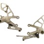 Woodcraft Complete Rearset for Aprilia RSV4 APRC, Tuono V4 2009-2016 - Clear Anodized