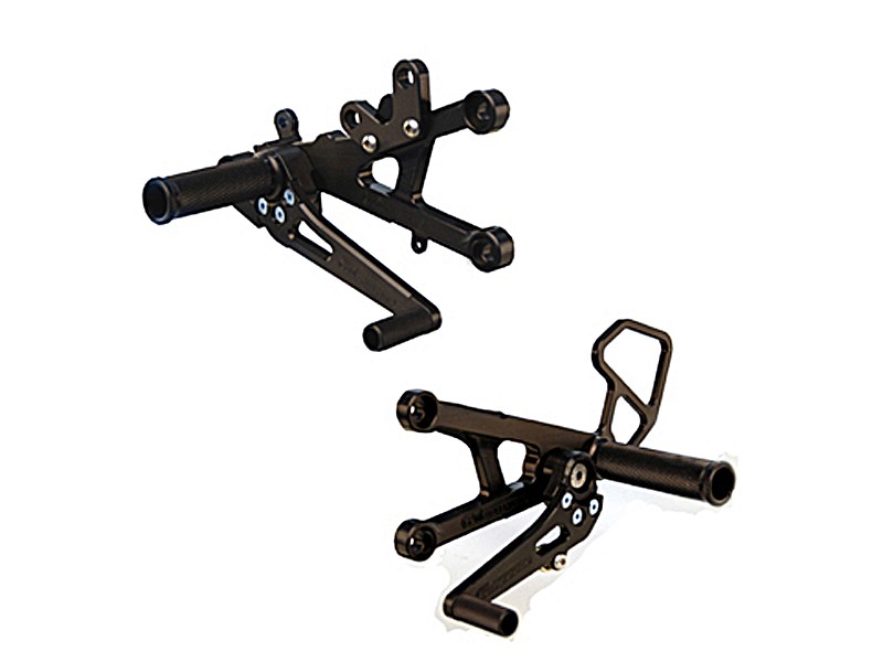 Woodcraft GP Shift Rearset Kit - Yamaha YZF-R6 (2006-2016) - 05-0449B