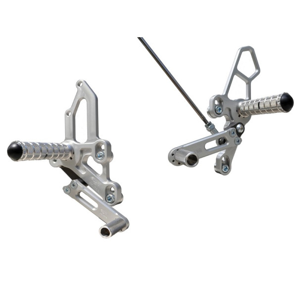 Woodcraft Rearset Kit - Yamaha FZ-07 / MT-07 / XSR700
