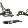 Woodcraft Rearset Kit - Suzuki GSX-R1000 (2009-2016) and GSX-R600/750 (2011-2023)