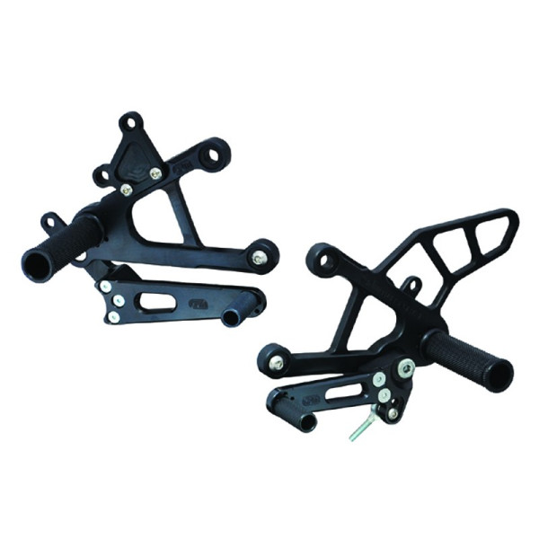Woodcraft Rearset Kit - Kawasaki ZX-6R 636 (2013-2018) Woodcraft Rearset Kit - Kawasaki ZX-6R 636 (2013-2018)