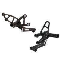 Woodcraft Rearset Kit - Kawasaki Ninja 300 (2013-17) - Complete Rearset w/ Shift and Brake Pedals