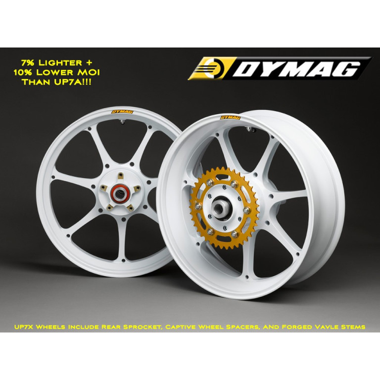 Dymag Ultra Pro UP7X Forged Aluminum Wheels - Honda, Kawasaki, Suzuki, Yamaha, BMW, Aprilia, Ducati, Triumph