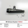 M4 Black GP Slip-On Exhaust Muffler - Yamaha YZF-R6 (2006 - 2020)