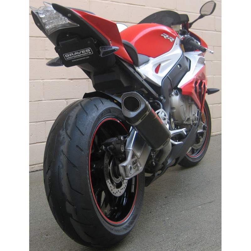 Graves Motorsports 2015-2016 BMW S1000RR Carbon Cat Back Slip-On Exhaust