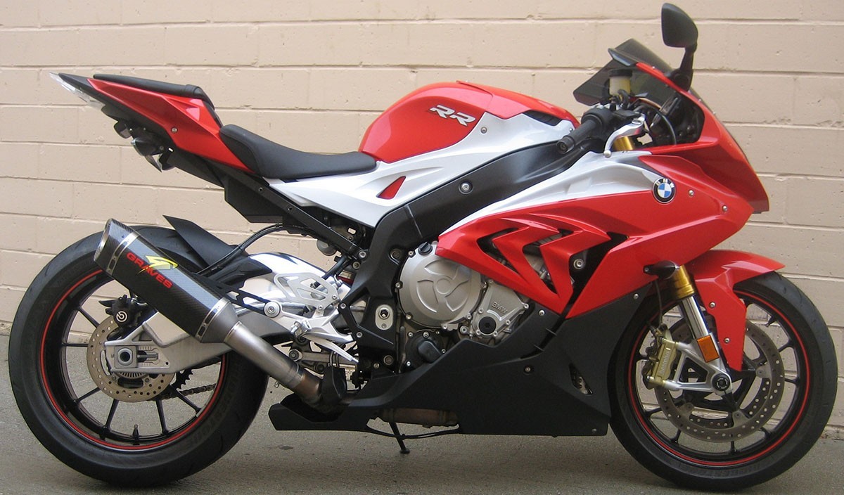 Graves Motorsports 2015-2016 BMW S1000RR Carbon Cat Back Slip-On Exhaust