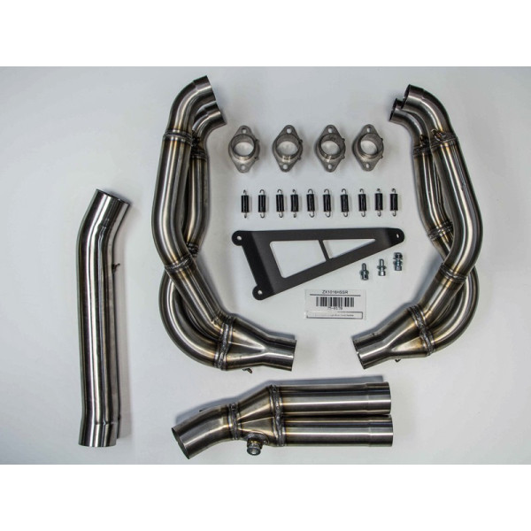 Hindle Full Exhaust System with Evolution Carbon Muffler/Tip - Kawasaki ZX-10R (2016+)