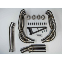 Hindle Full Exhaust System with Evolution Titanium Muffler and Black Ceramic Tip - Kawasaki ZX-10R (2016+)