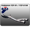 Termignoni Titanium Cat Eliminator Mid Pipe - 2015-16 Yamaha YZF-R1
