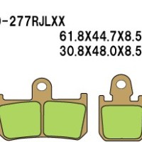 Vesrah VD-277 SRJL-XX Brake Pads 2007-2013 YZF-R1 Vesrah VD-277 SRJL-XX Brake Pads 2007-2013 YZF-R1
