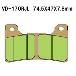 Vesrah VD-170 RJL Brake Pads - CBR600RR, CBR1000RR