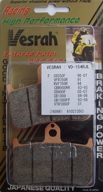 VESRAH VD-154RJL BRAKE PAD KIT 