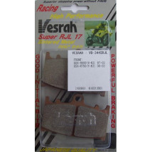 VESRAH VD-344 SRJL-17 BRAKE PAD KIT FOR SUZUKI GSXR600 AND GSXR750