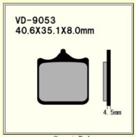 VESRAH VD-9053 RJL PAD KIT FOR BMW S1000R 14-15R