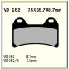 VESRAH VD-262 SRJL-17 BRAKE PAD KIT FOR BREMBO