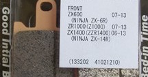 VESRAH VD-444 RJL-XX PAD KIT FOR KAWASAKI