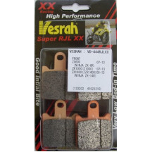 VESRAH VD-444 RJL-XX BRAKE PAD KIT FOR KAWASAKI ZX-6R (2007-19) / ZX14R (2012-18)