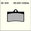 VESRAH VD-945 SRJL-17 BRAKE PAD KIT FOR BREMBO