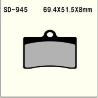 VESRAH VD-945 SRJL-17 BRAKE PAD KIT FOR BREMBO