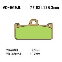 VESRAH VD-969/2 SRJL-17 BRAKE PAD KIT FOR BREMBO