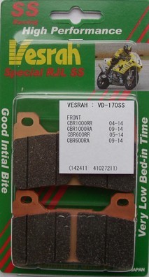 Vesrah VD-170 RJL-SS: Honda CBR600RR (05-15), CBR1000RR (04-15)
