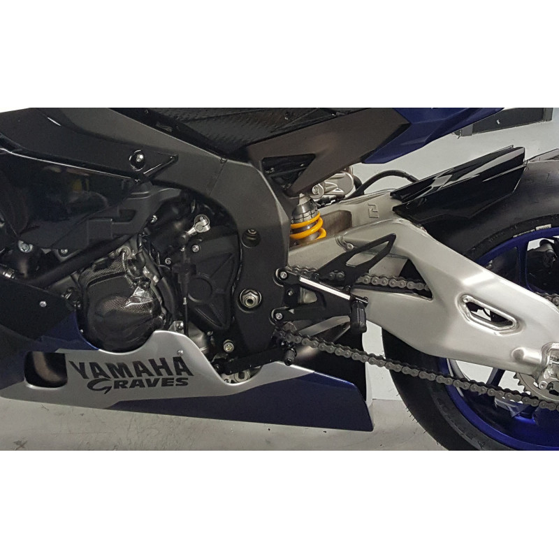 Graves Motorsports Fixed Rearsets Yamaha YZF-R1 2015-2023 Graves Motorsports Fixed Rearsets Yamaha YZF-R1 2015-2023
