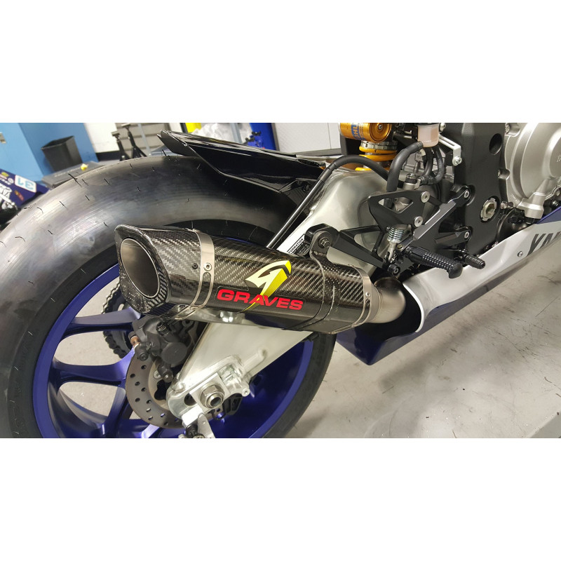 Graves Motorsports Fixed Rearsets Yamaha YZF-R1 2015-2023 Graves Motorsports Fixed Rearsets Yamaha YZF-R1 2015-2023