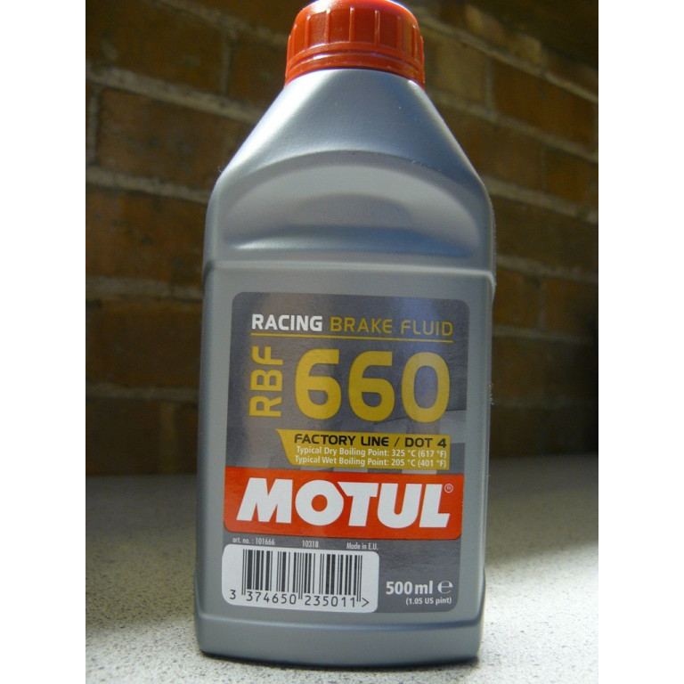 Motul RBF660 Full Synthetic Racing Brake Fluid .5L