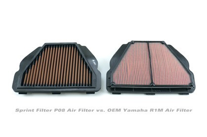 Sprint Filter P08 YZF-R1/M (15-23), YZF-R1S (16-18), and MT-10 (16-21)