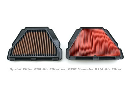 Sprint Filter P08 YZF-R1/M (15-23), YZF-R1S (16-18), and MT-10 (16-21)