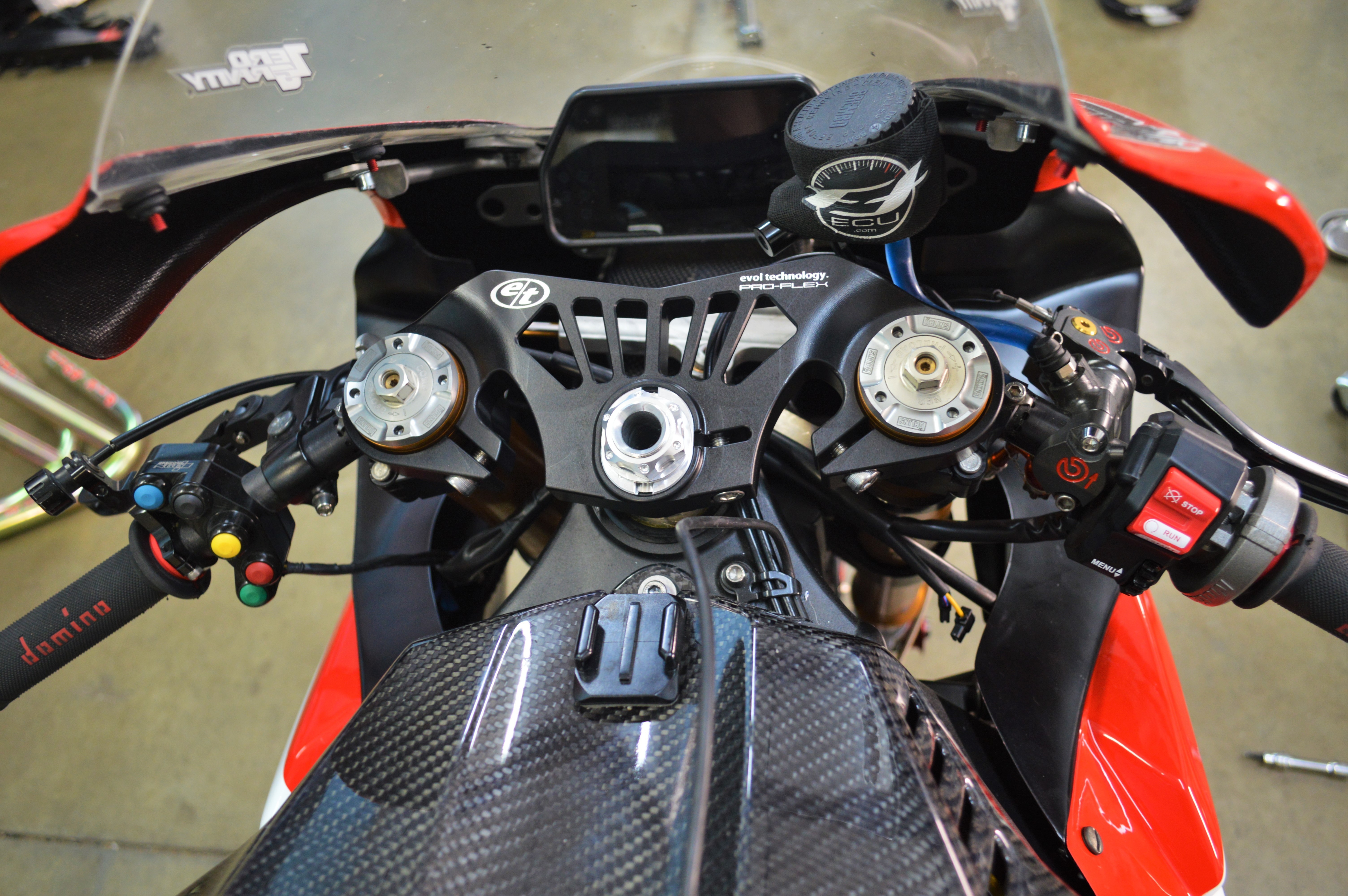 Evol Technology Pro-Flex Adjustable Triple Clamp Kit - Yamaha YZF-R7