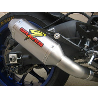 Graves Motorsports 2015+ Yamaha YZF-R1 / R1M Short Cat Eliminator Titanium Exhaust System