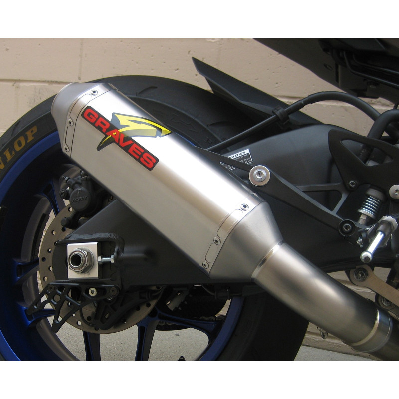 Graves Motorsports 2015+ Yamaha R1 / R1M Cat Eliminator Titanium Exhaust System
