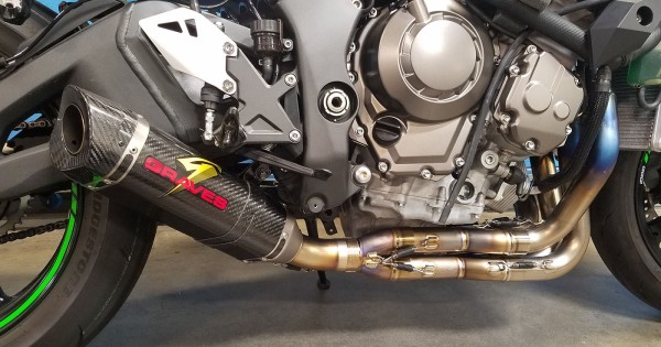 『TEN WORK SHT SS BLACK L』 2021-2026 Kawasaki ZX-10R Stainless Full System GP19 – Shop M4 Exhaust