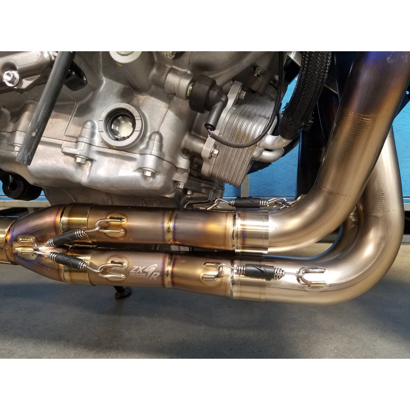 Graves Motorsports Kawasaki WORKS ZX10R LINK Low Mount Full Exhaust System