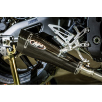 M4 SLIP-ON X-MODEL CARBON FIBER CANISTER 2017-2023 Yamaha FZ-10 / MT-10