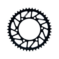 SUPERLITE RS8-R SERIES 520 PITCH BLACK HARD ANODIZED ALLOY REAR RACE SPROCKET - YAMAHA YZF-R1 '98-14