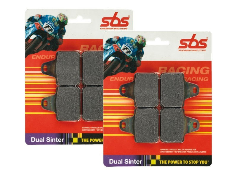 SBS Dual Sinter Brake Pads- Brembo/ Aprilia/ Bimota/ BMW/ Ducati/ Husqvarna/ KTM - 706DS-1