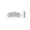 SBS Dual Sinter 2 Brake Pads - 2020 BMW S1000RR (K67) - 960DS2