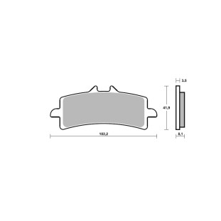 SBS Dual Sinter 2 Brake Pads - 2020 BMW S1000RR (K67) - 960DS2