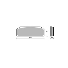 SBS Dual Sinter Brake Pads-Brembo/ Accossato - 845DS SBS Dual Sinter Brake Pads-Brembo/ Accossato - 845DS