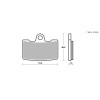 SBS Dual Sinter Brake Pads-Buell/ EBR - 856DS-1