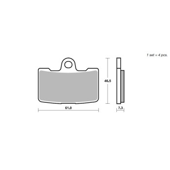 SBS Dual Sinter Brake Pads-Buell/ EBR - 856DS-1