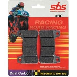 SBS Dual Carbon Brake Pads- Yamaha R6/ R1/ FZ-09 - 634DC