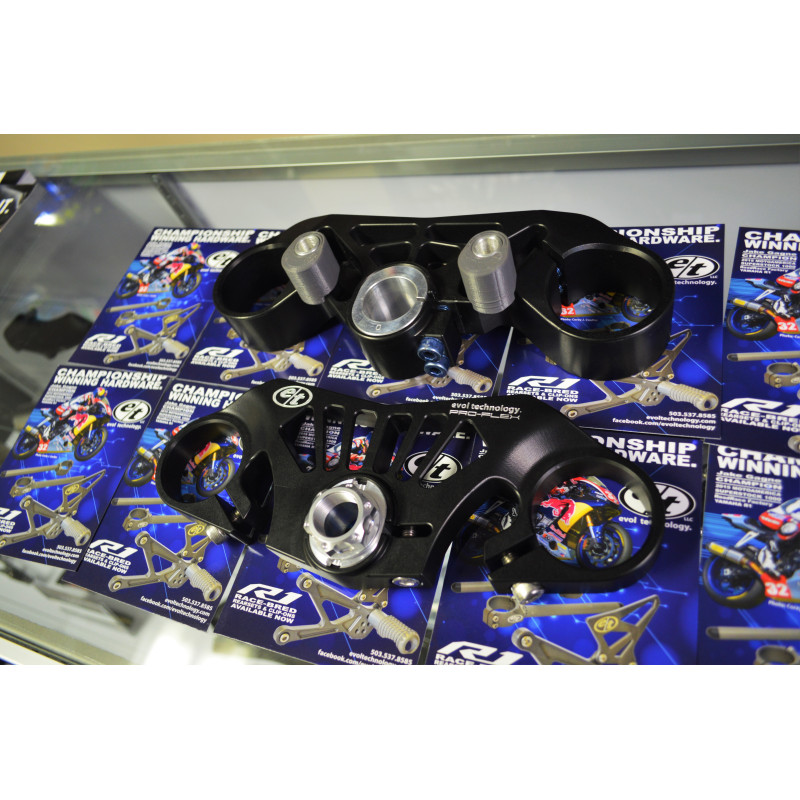 Evol Technology Pro-Flex Rake-Adjust Triple Clamp Kit - 2015+ Yamaha YZF-R1