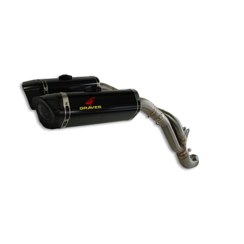 Graves Motorsports LINK R1 Cat Eliminator Titanium Exhaust Yamaha R1 2009-2014