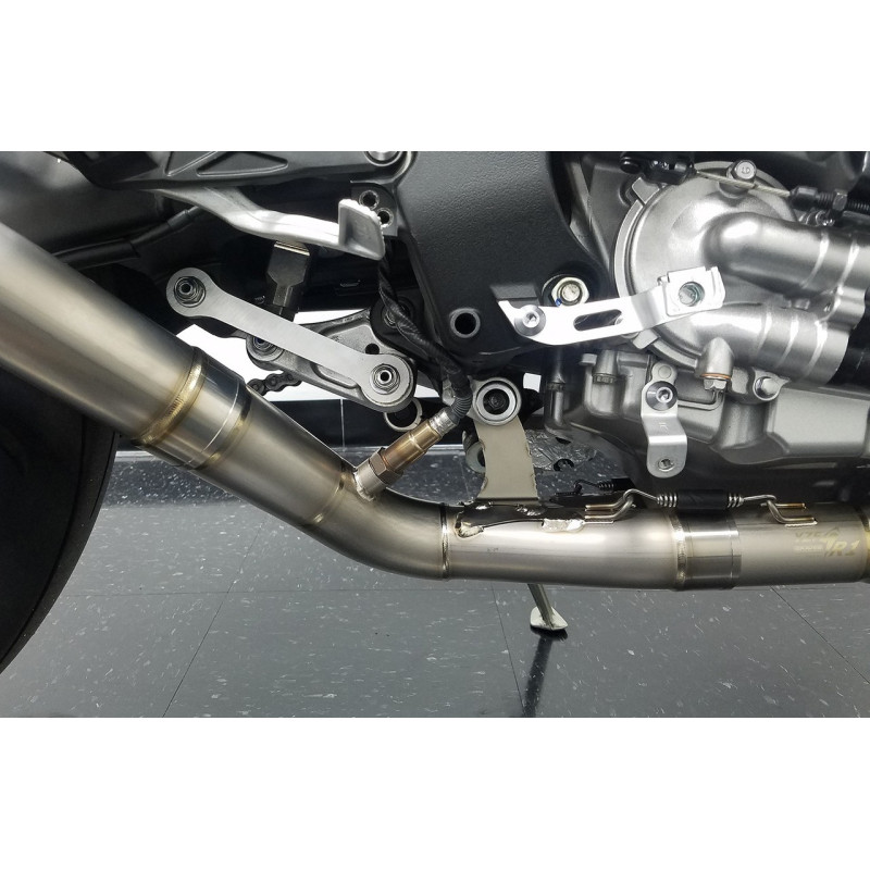 Graves Motorsports Yamaha R1 Full Titanium Exhaust System with Titanium 200mm Silencer