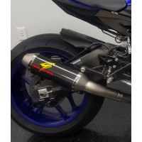 Graves Motorsports Yamaha R1 Full Titanium Exhaust System with Carbon 265mm Silencer