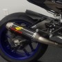 Graves Motorsports Yamaha R1 Full Titanium Exhaust System with Carbon 265mm Silencer