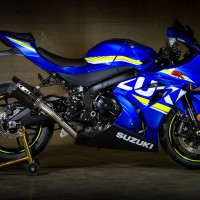  M4 2017-2023 Suzuki GSX-R1000 TITANIUM FULL SYSTEM WITH CARBON TECH1 CANISTER